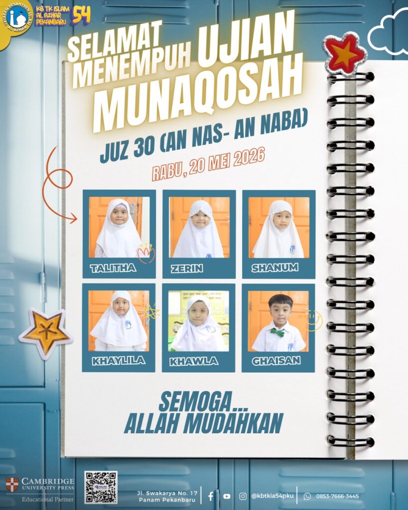 Assalamualaikum.Selamat menempuh Ujian Munaqosah Juz 30 (An-Nas – An-Naba) ✨Semoga Allah ﷻ mudah (1)