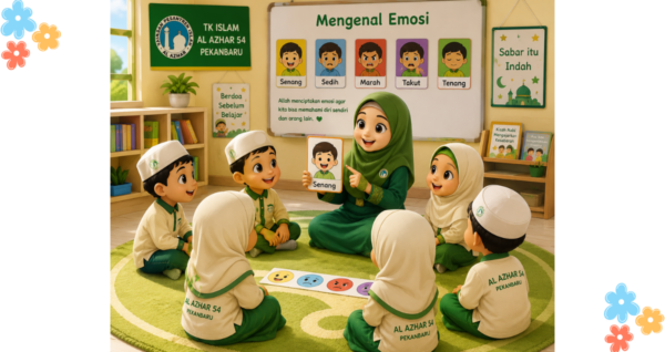 Sekolah TK TK Islam Al Azhar 54 Pekanbaru mengajarkan anak mengelola emosi